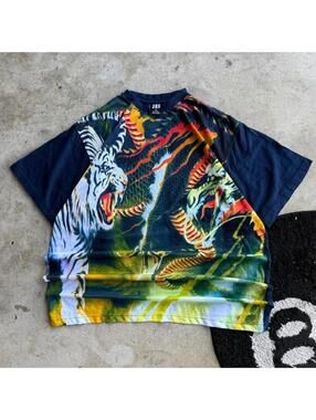 Vintage 90s Tiger Cobra AOP Tee